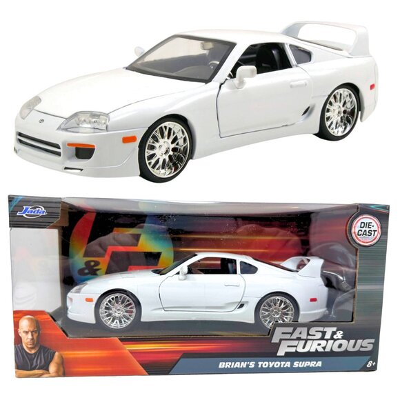 Jada Fast & Furious Brian's Toyota Supra 1:24 Diecast - Picture 1 of 10